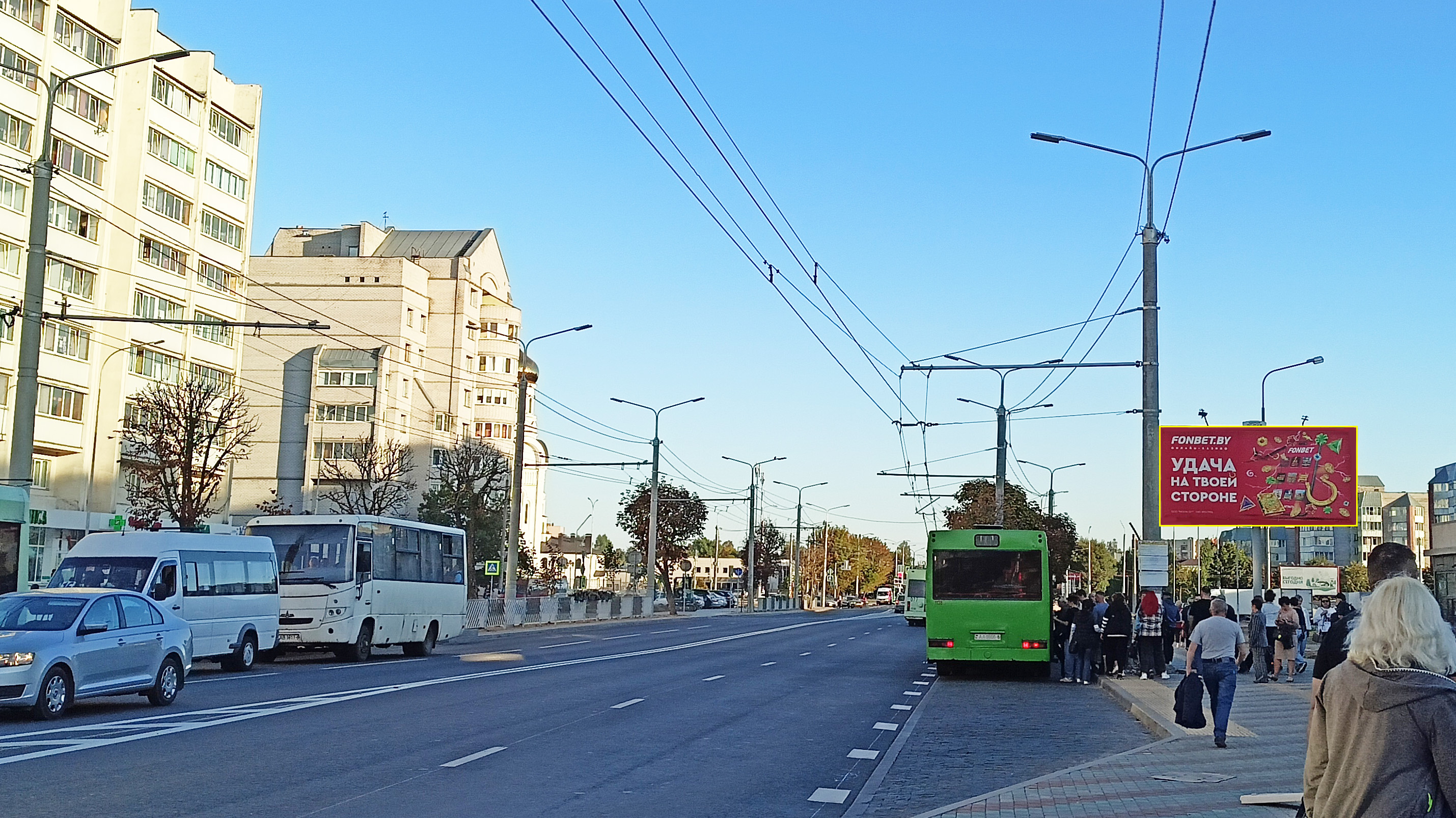 Могилев, Пушкинский пр. (ост. "Габровская") сторона A. Изображение 0.