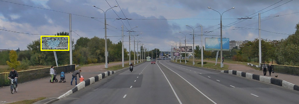 Гомель, Мазурова ул., Ледовый дворец (движение в центр) сторона B. Изображение 0.