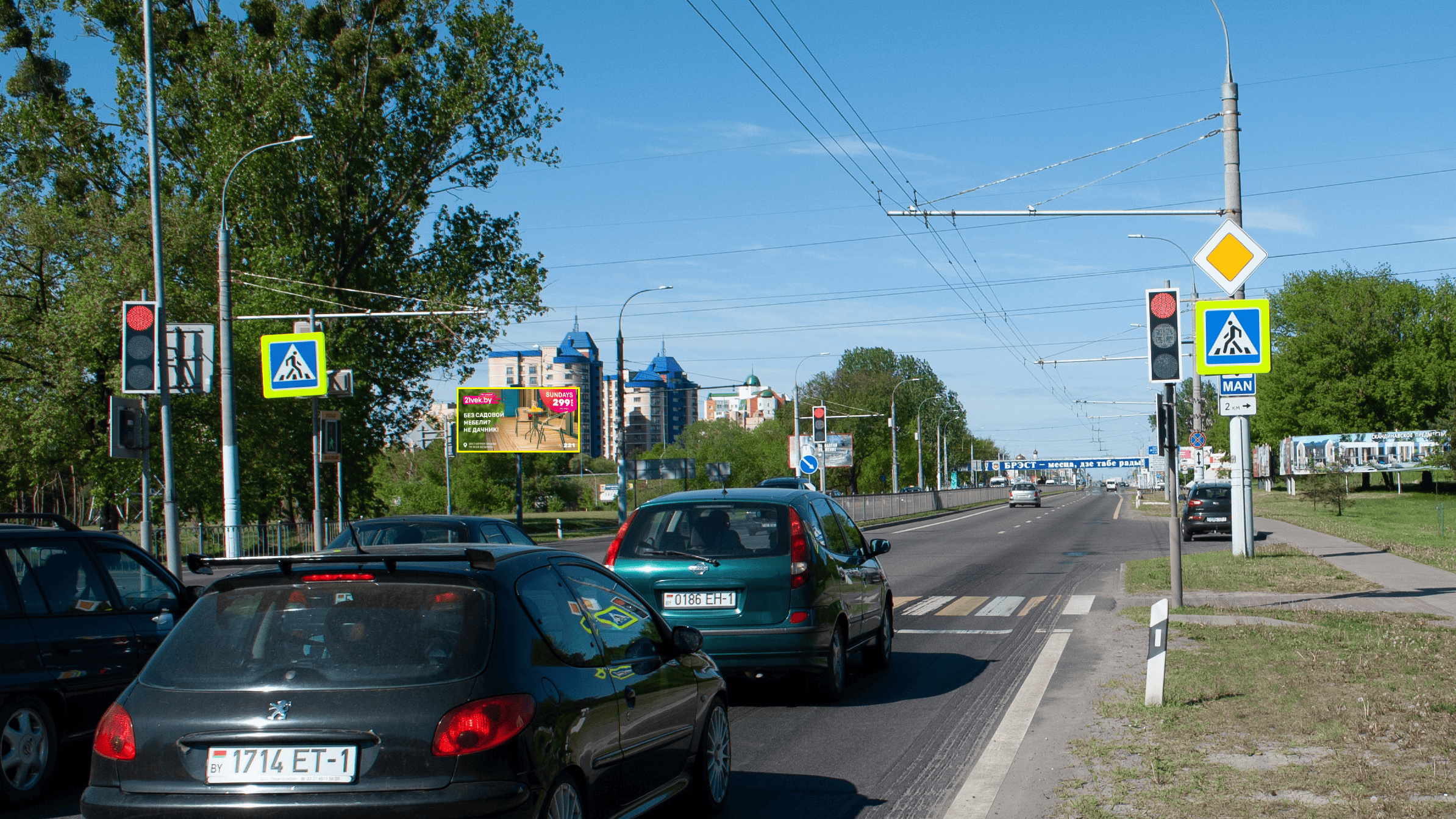 Брест, Московская ул. - Ландшафтная ул. сторона B. Изображение 0.