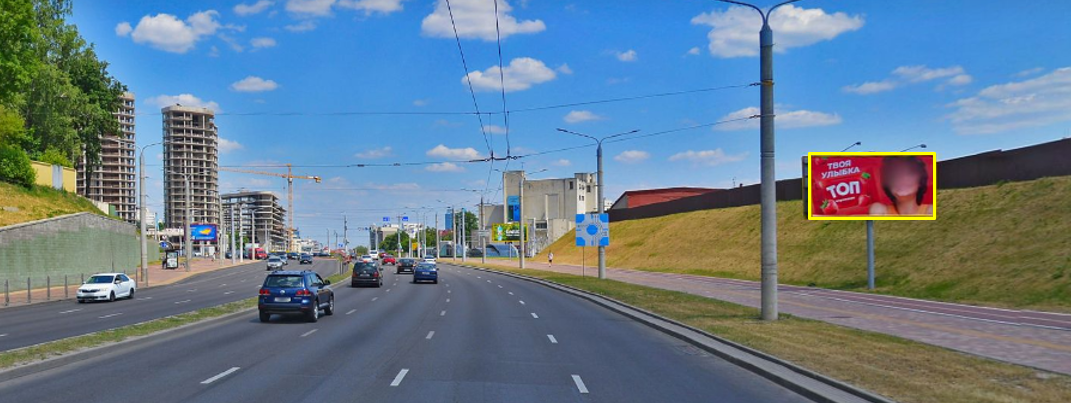Минск, Дзержинского пр-т - Богушевича пл. (№1) сторона A. Изображение 0.