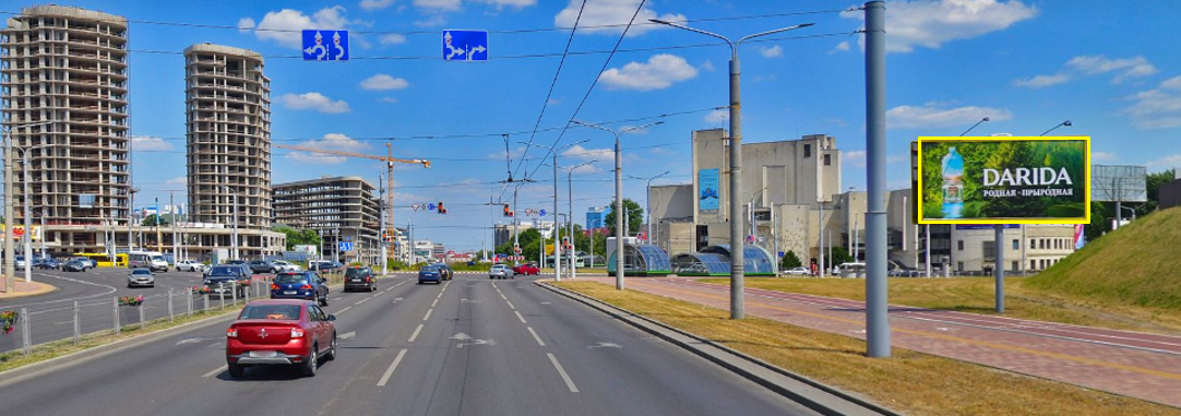 Минск, Дзержинского пр-т - Богушевича пл. (№2) сторона A. Изображение 0.