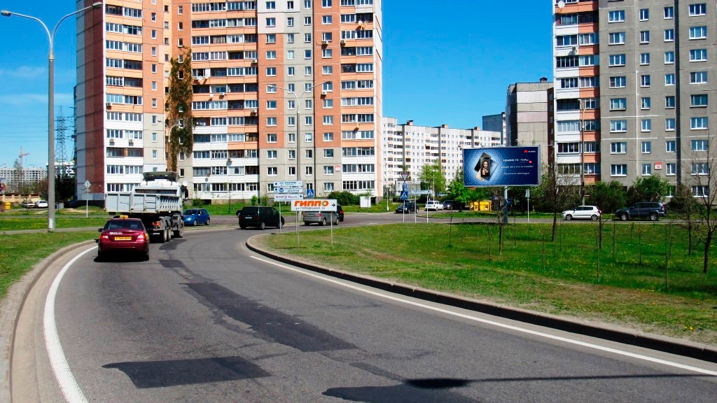 Минск, Городецкая ул. (съезд на МКАД) сторона A1. Изображение 0.